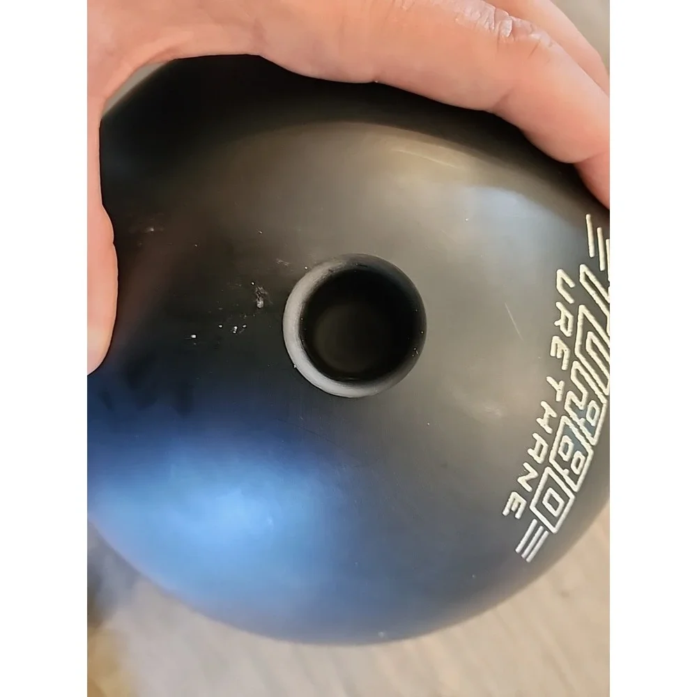 Ebonite Turbo black Urethane Bowling Ball 16 Lb